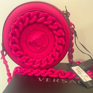 Versace La Medusa Hot Pink Disco Bag